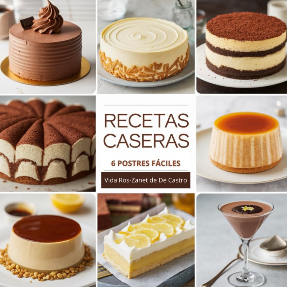 RECETAS CASERAS: 6 Postres fáciles e Irresistibles (Aventuras de Fe. Historias para crecer en familia) (Spanish Edition)