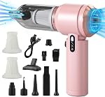 Aspirateur de voiture sans fil, aspirateur à main petit, aspirateurs portables 26000PA puissants, USB, 3 modes, mini aspirateur pour maison, bureau, voiture, animaux de compagnie, cuisine