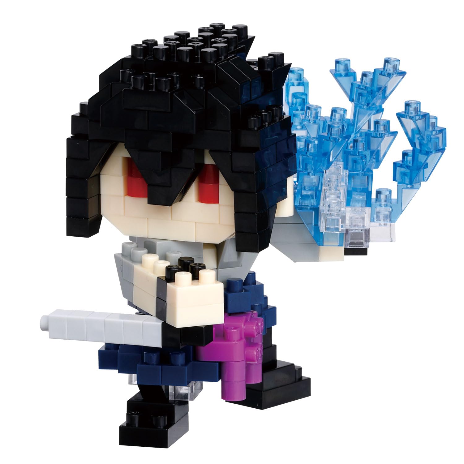 nanoblock - Naruto Shippuden - Sasuke Uchiha (Chidori) Character Collection Series Building Kit