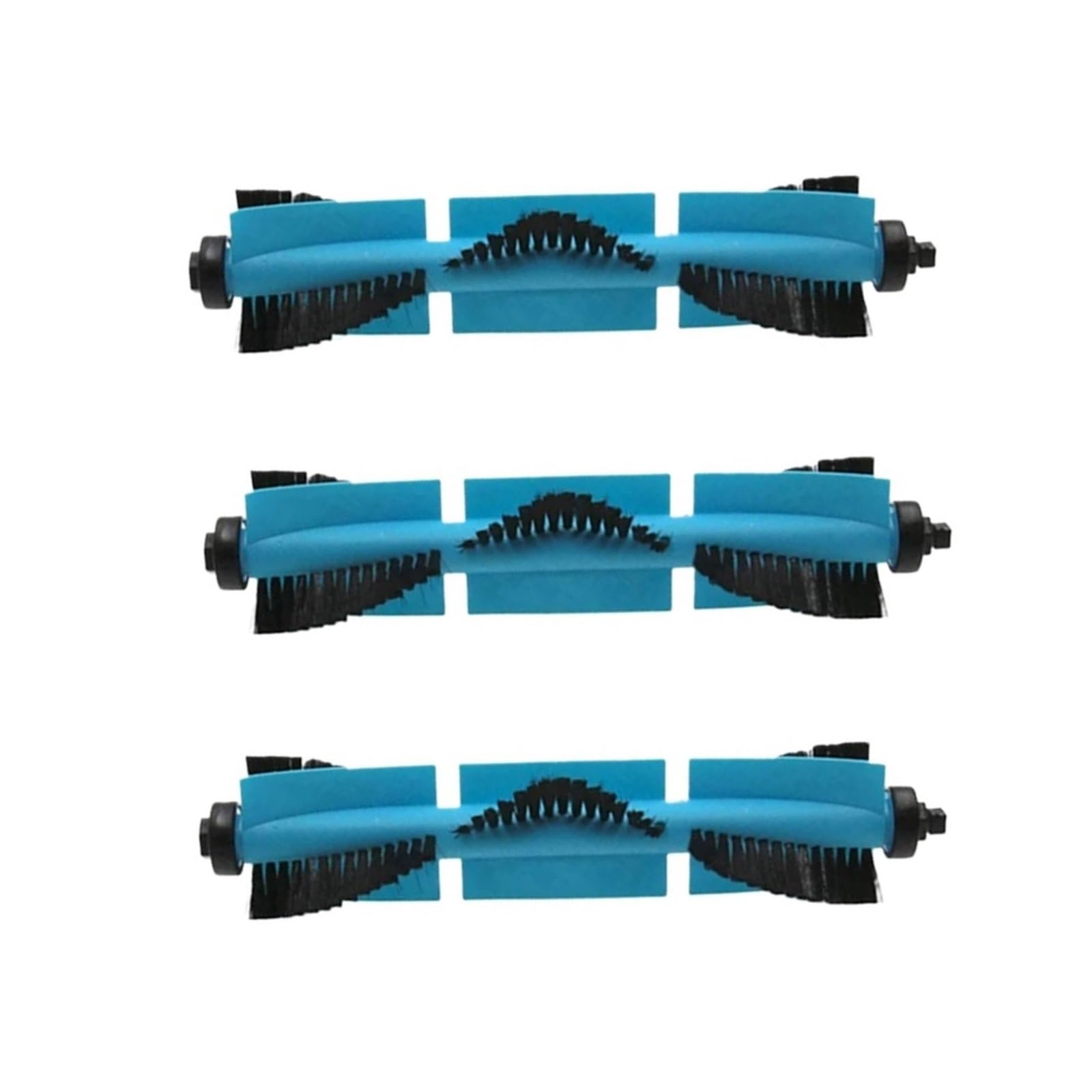 3Pcs Robot Vacuum Cleaner Spare Parts Main Roller Brush Kit ， Compatible for Conga， 3090，Vacuum Roller Brushes