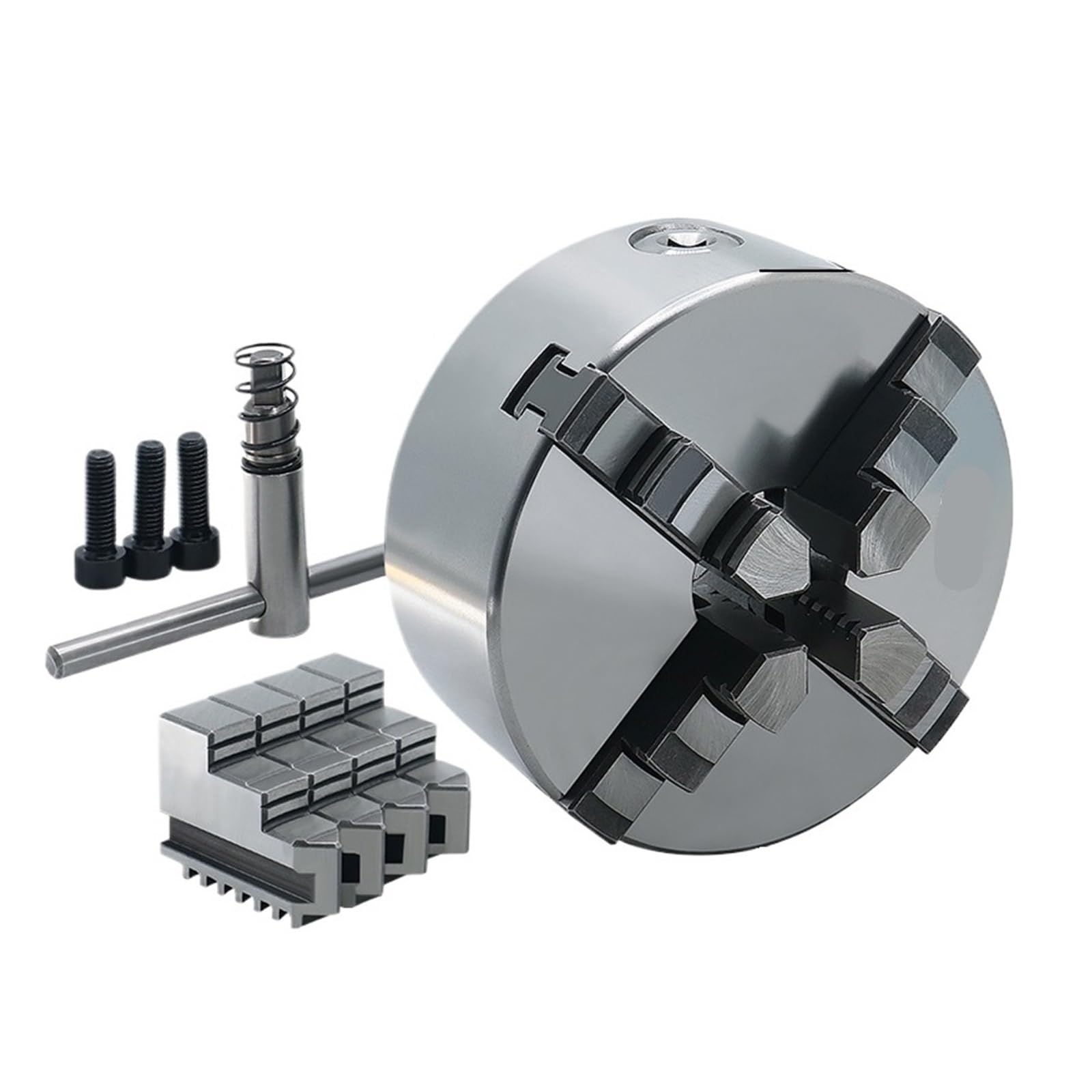 K12 4-Jaw Lathe Chuck 80-250mm Self-Centering Turning Accessory(K12-160)