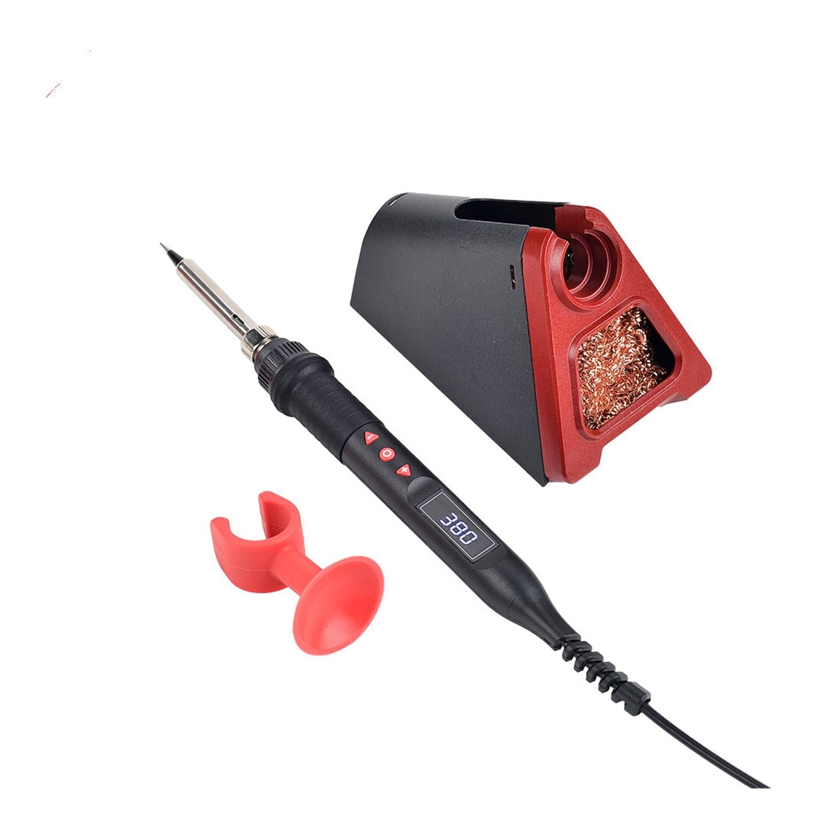 Hot wiatrówka, 8208 Micro Rework stacja lutownicza LCD cyfrowa suszarka do włosów do lutowania, opalarka narzędzia do naprawy spawania(Soldering Iron Kit)
