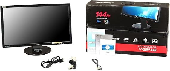 ASUS VG248QE 24 Full HD 1920x1080 144Hz 1ms HDMI Gaming Monitor