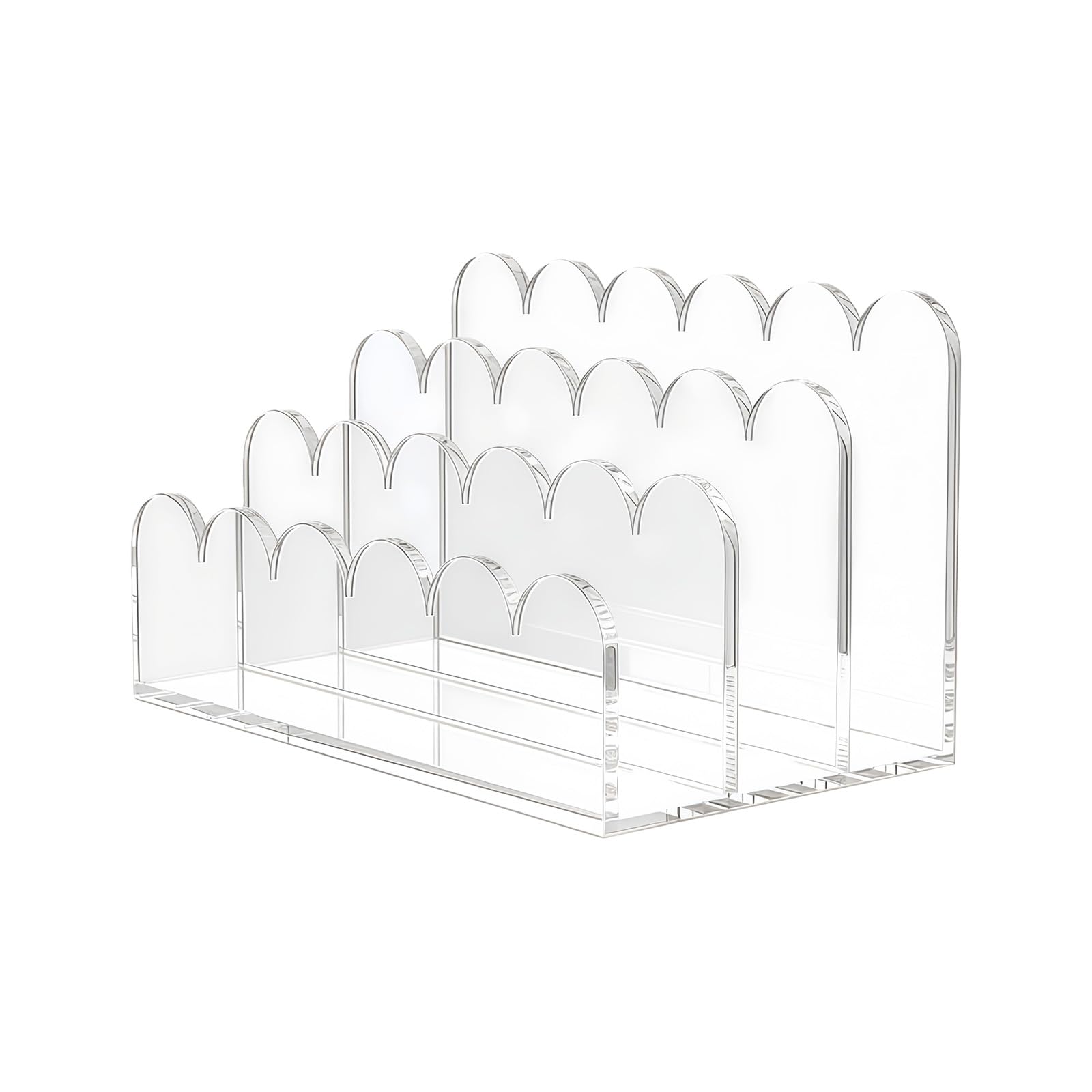 Snorvixre Stackable Document Holder 3 Compartment Vertical Mail Organizers Space Efficient Desktop Accessory Space Saving Mail Sorter for