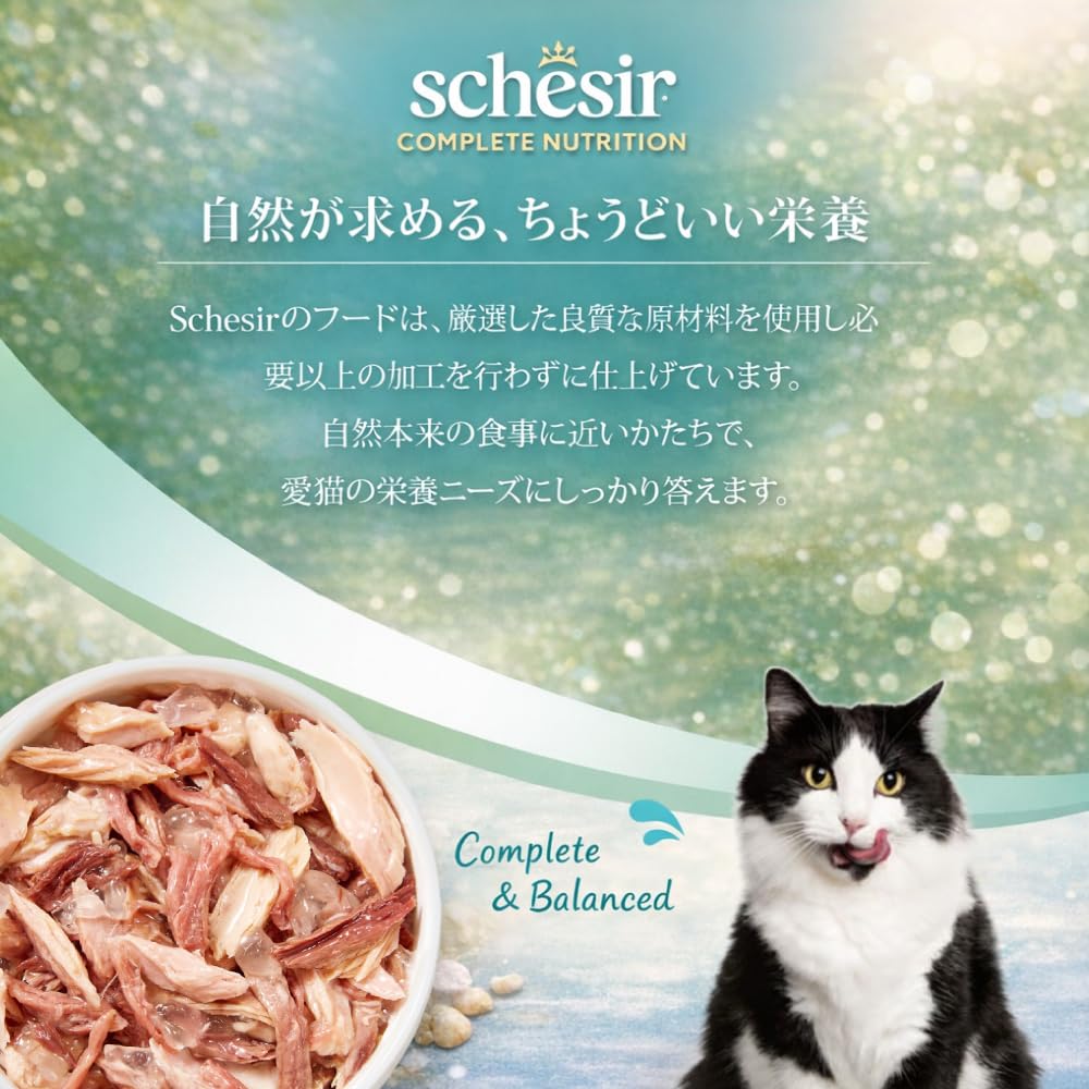 Schesir Cat Jelly Ton Balıklı Ve Sığır Etli Kedi Konservesi 85 Gr