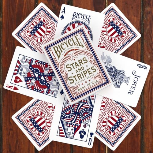 Image of Bicycle Americana Playing Card Collection - 3 Deck Bundle | 140th Anniversary, Sparkler, Stars & Stripes Decks Patriotic USA 250th anniversary tribute, Air Cushion Finish, Made in USA
