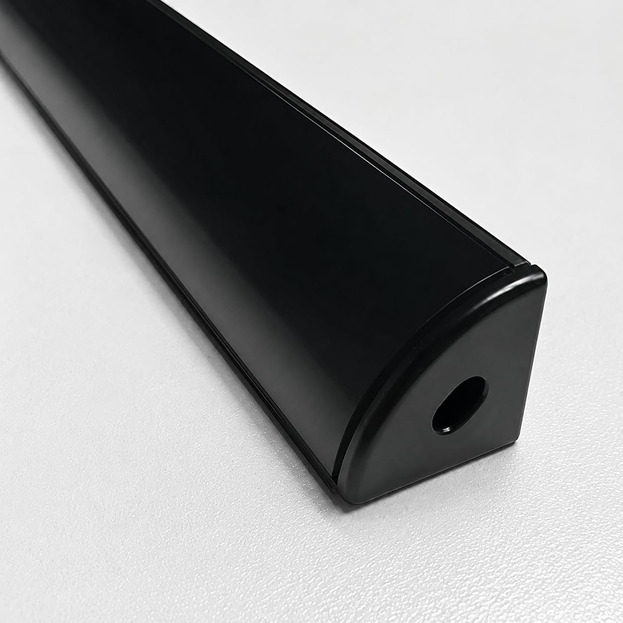Trendy Illumina Black LED Corner Aluminium Profile Channel for Strip Lights | 1 Meter Length | Without LED Strip (Set of 10)-image-23