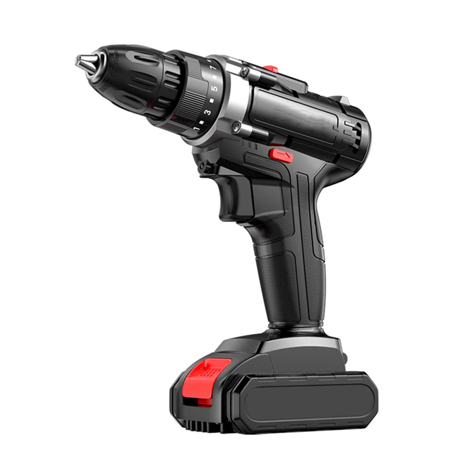 Household Pistol Drill 25v Cordless Electric Screwdriver 2-Speed Speed Adjustment Electric Screwdriver Used for Punching Impact Disassembly