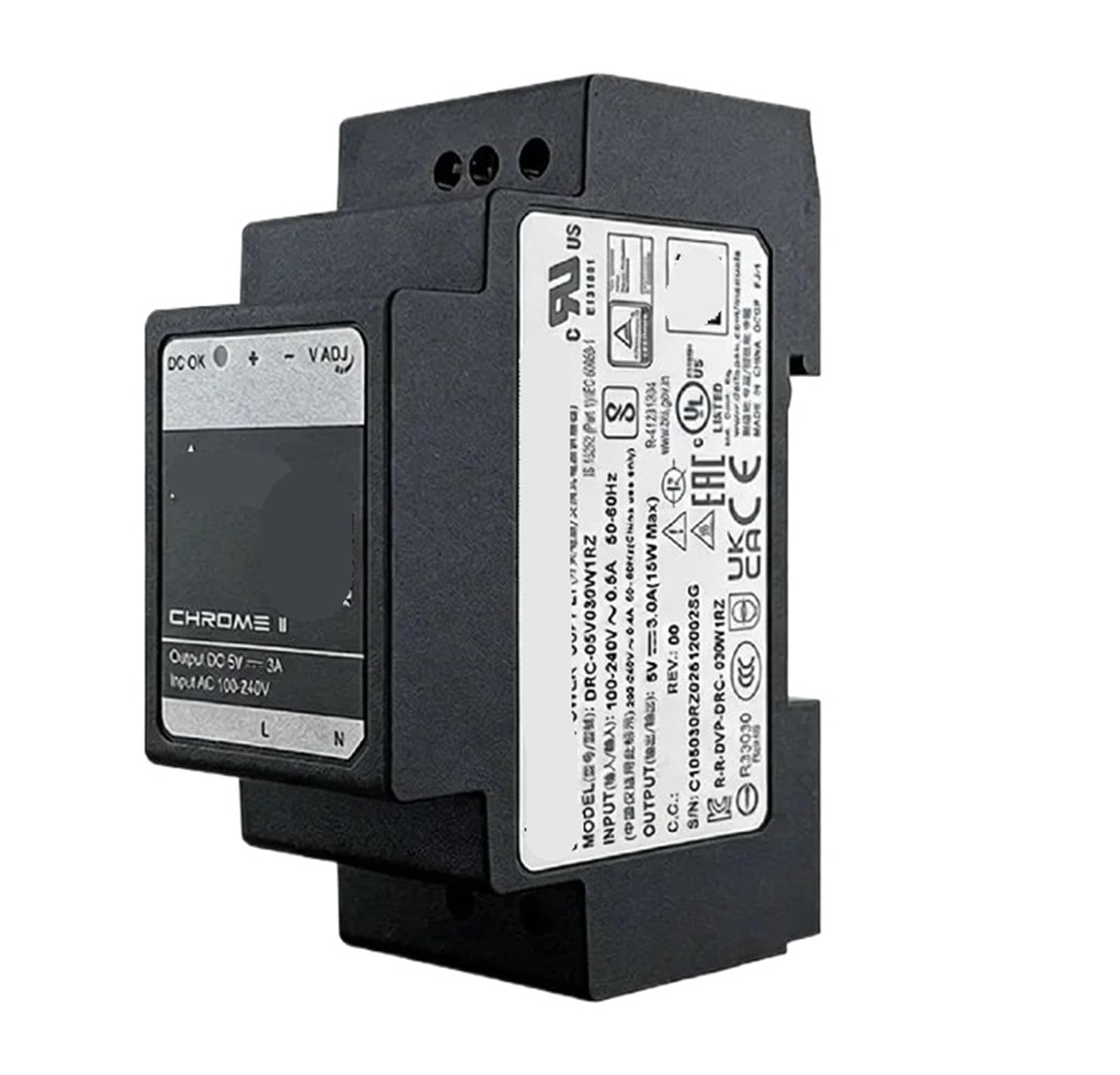 KSZHZYMGX DRC-05V030W1RZ Switching Power Supply | 5V 3A | 15W Power Supply