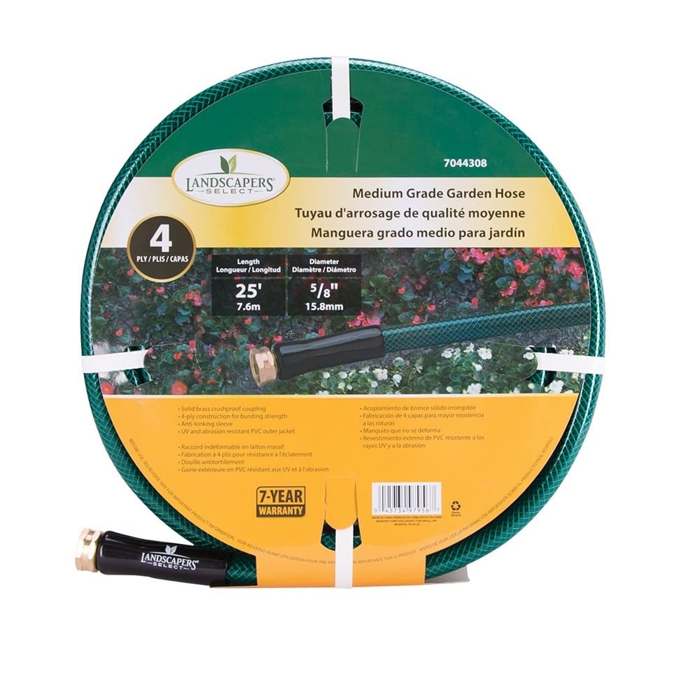 MINTCRAFT BL5820025HM 5/8-Inch 4-Ply Medium Duty Hose, 25-Feet