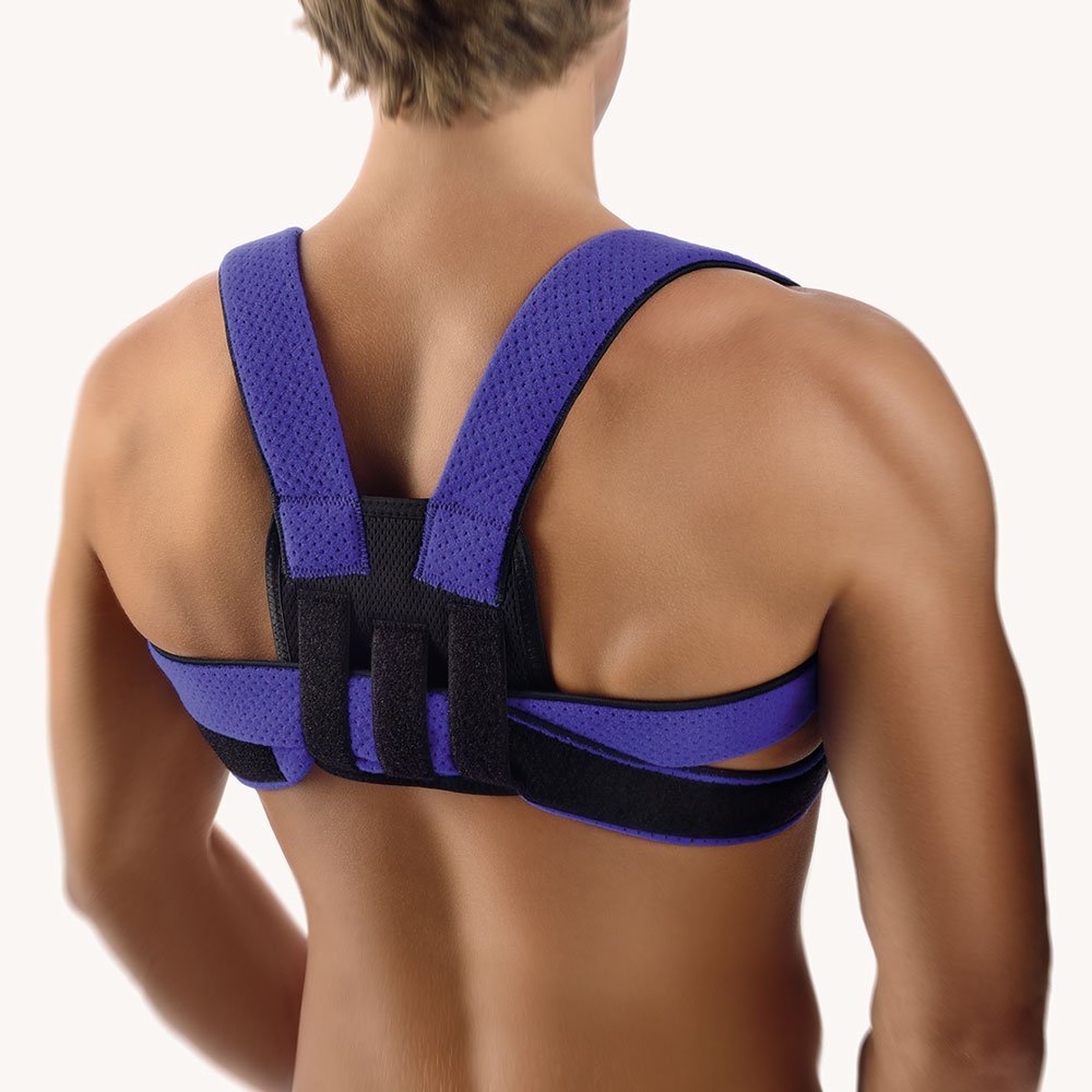 Bort 104600 StabiloFix Shoulder Posture Corrector Brace Upper Back Straightener to Fix Hunched Rounded or Stooped Shoulders Forward