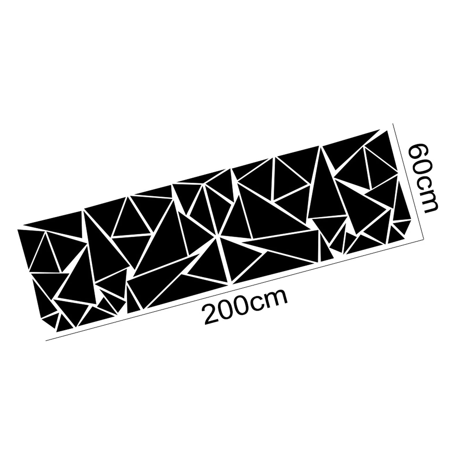Xingyue Aile I Modelli di Coda 2PCS Car Side Door Vinile Auto del Triangolo Body Stickers Auto Entrambi i Lati Sticker per Tutta l'automobile (Color Name : Matt Gold)