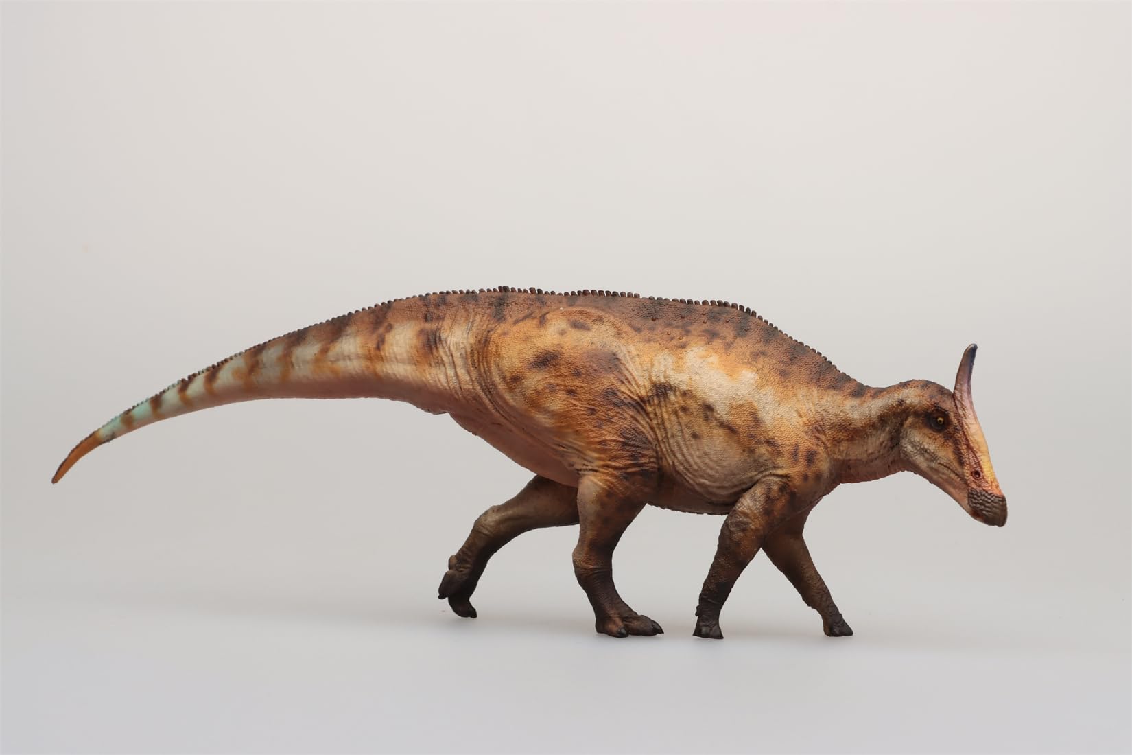 Saurolophus dinosaure figurine de collection 1:35 cadeau idéal pour passionné marron