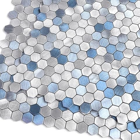BeNice Aluminium Mosaic Tiles for Backsplash Cover