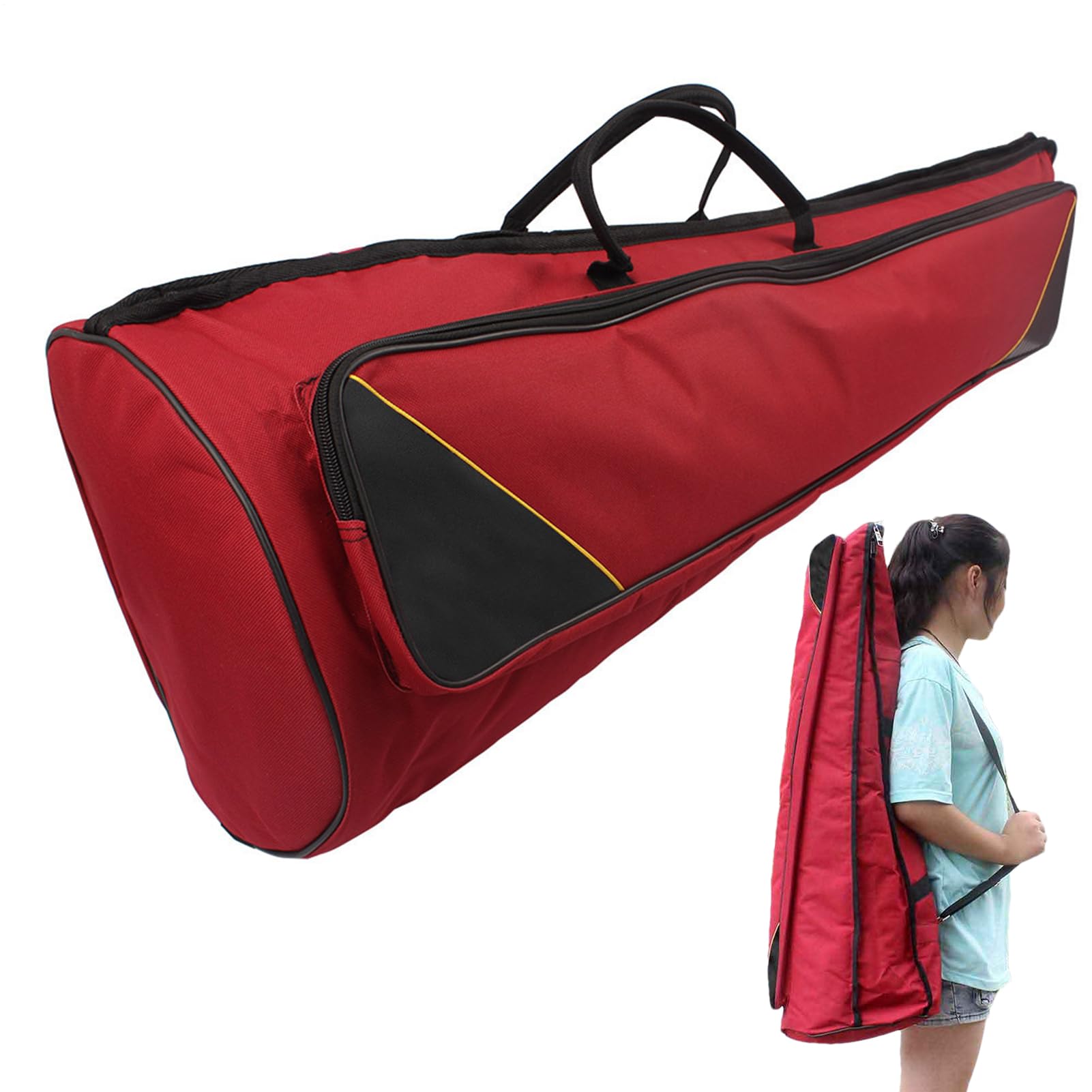 Posaune Gig Bag - Posaune Case | Padded Instrument Carrying Basg | Lightweight Soft Case with Shoulder Straps | Durable Travel Bag for Brass Posaunen | Musiker Accessory Cases For School Or Band