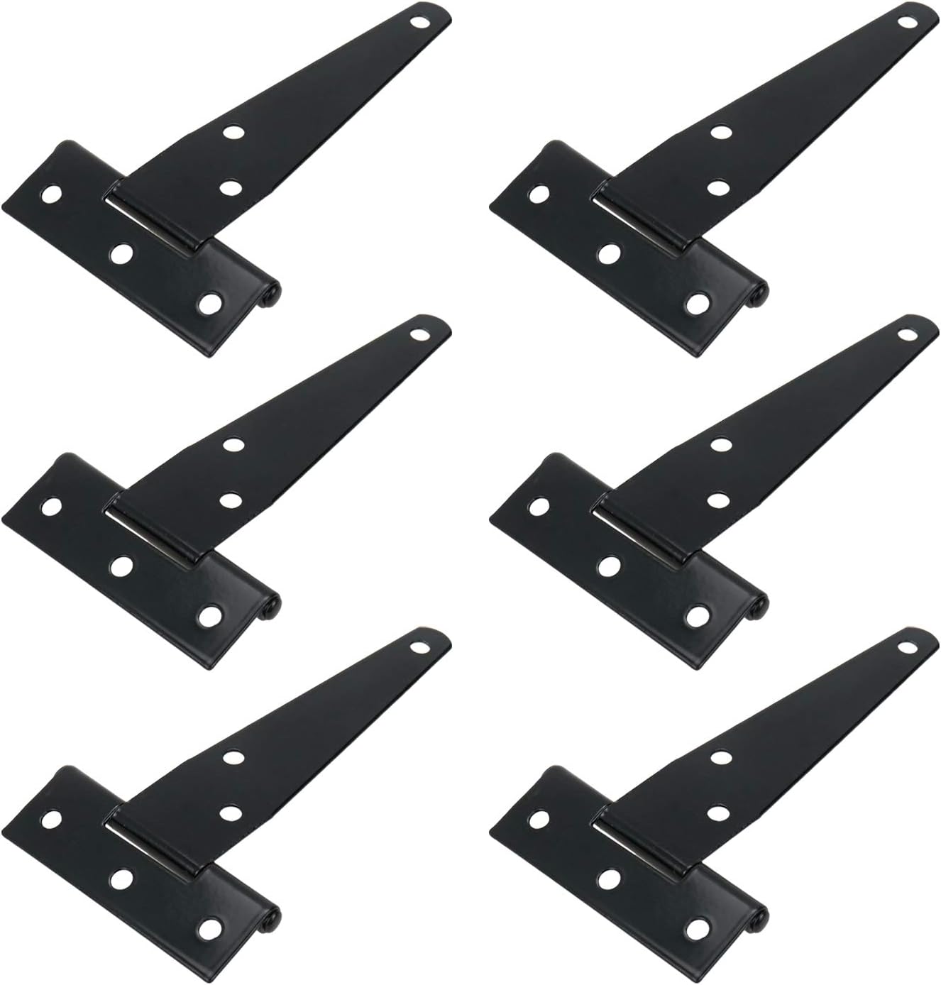 T Hinges 4 Inch Mcredy Door Hinges Heavy Duty Black TStrap Hinge
