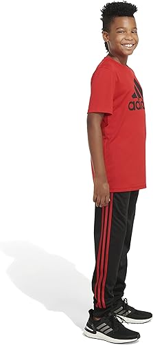 Miniatura 6 de adidas Jogger de tricot clásico 3s con cintura elástica para niños