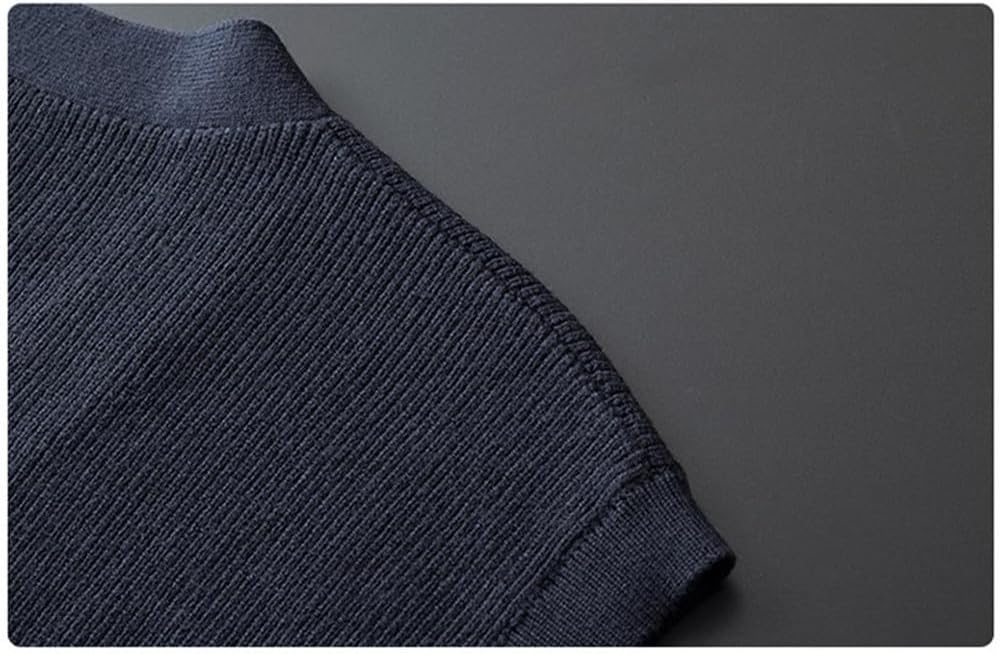 Men's Autumn V Neck Knit Cardigan Sweater Vest Casual Plus Size Knit Waistcoat Knitted Sleeveless Sweater