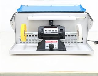 YPMart Polishing Machine with Dust Collector 800W Polishing Grinding Motor Bench Grinder Polisher Jewelry Polisher Machine for Car Boat Sanding Polishing Waxing
