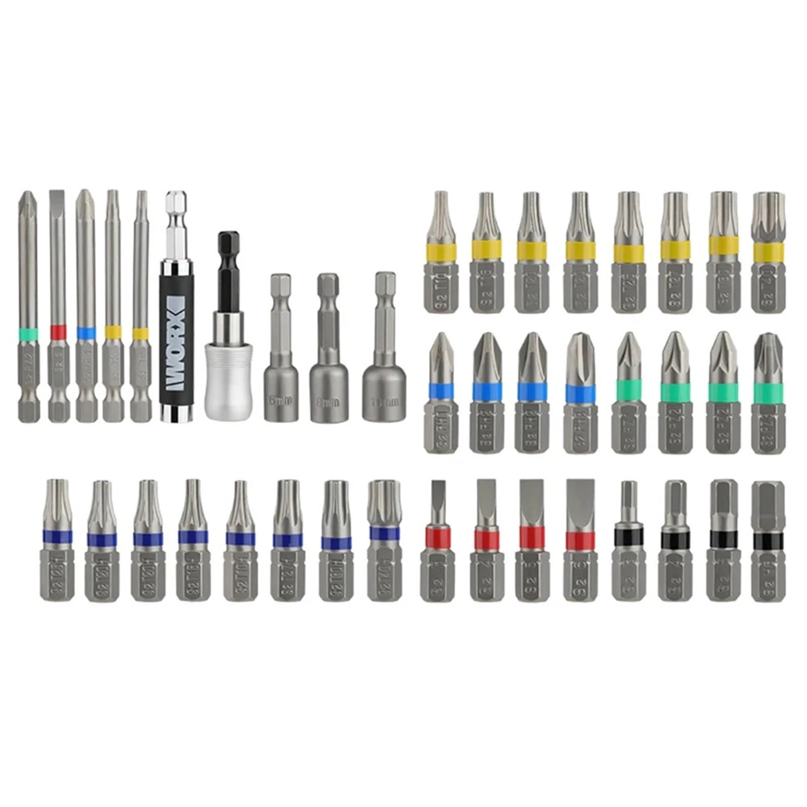 Cacciavite Set punte da trapano WA1149 Punte 42 pezzi for avvitatore elettrico Cacciaviti esagonali