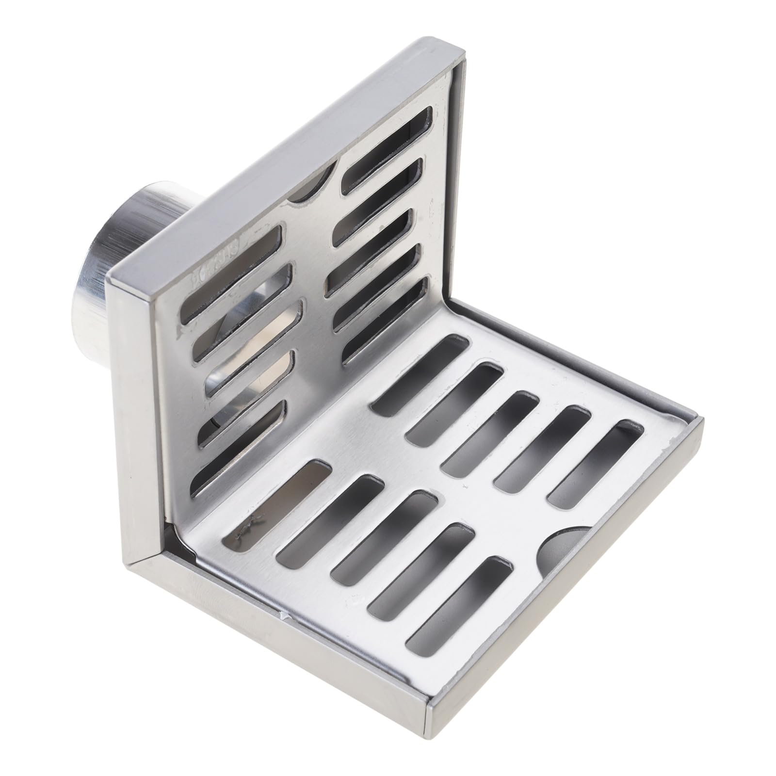Anti-wear L Shape Stainless Steel Bathroom Insert Floor Drainer Square Corner Drain Wall Square Wall