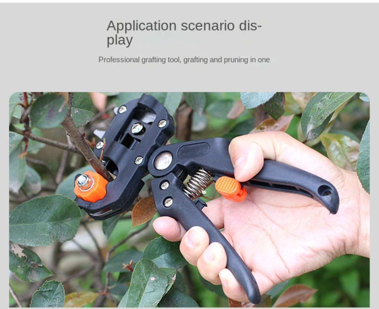 Kit di 3 Lame per innesto da Giardino potenziato per Alberi da frutto con Nastri per coltelli, Ricambio Extra Incluso, pinze Professionali per Forbici