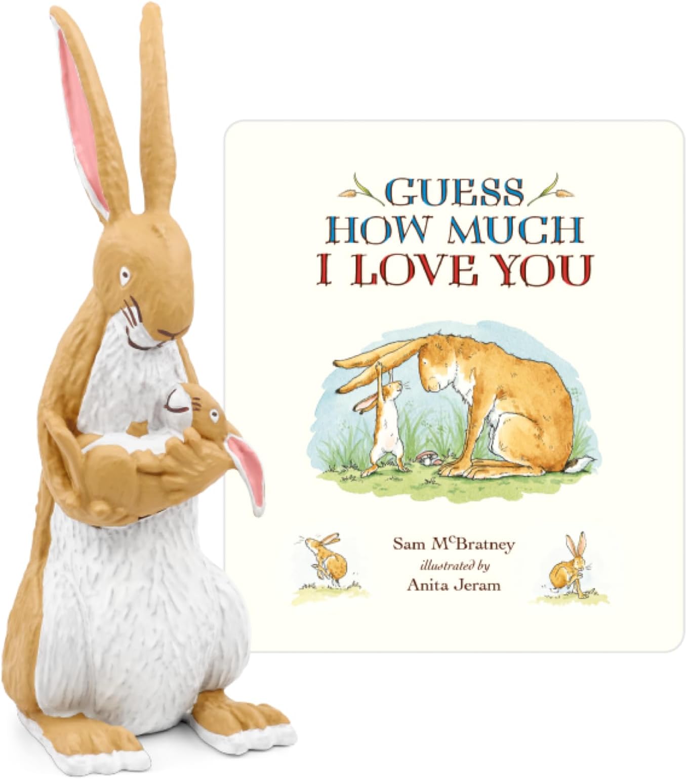 Audio Toy Figurine: Guess How Much I Love You - Interactive Story, 2 Games, 4 Songs, 49 Min - Age 3+, English - Tonie Figurine Included