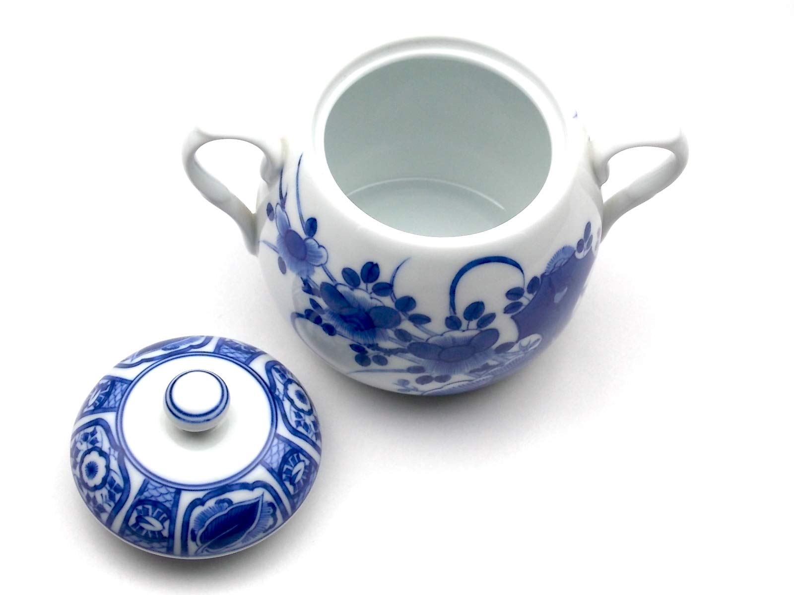 新品　有田焼　其泉窯　染付 芙蓉手 シュガーポット　伊万里　陶磁器 Amazon | 其泉窯 染付 芙蓉手 シュガーポット 有田焼 | 其泉窯