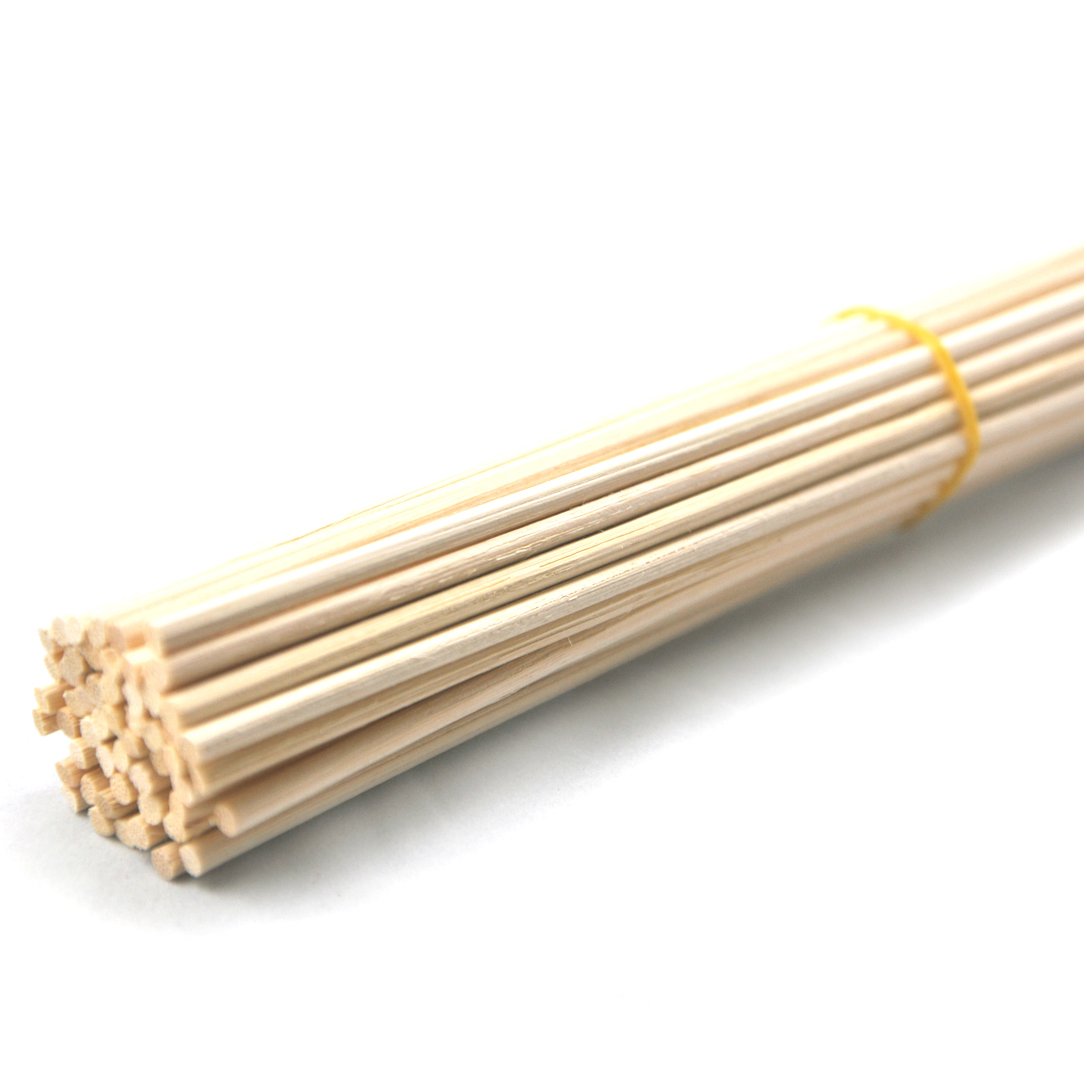 Ougual Natural Colour 50 Pieces Natural Rattan Reed Diffuser Replacement Refill Sticks For Aroma (30Cm X 3.5Mm, )