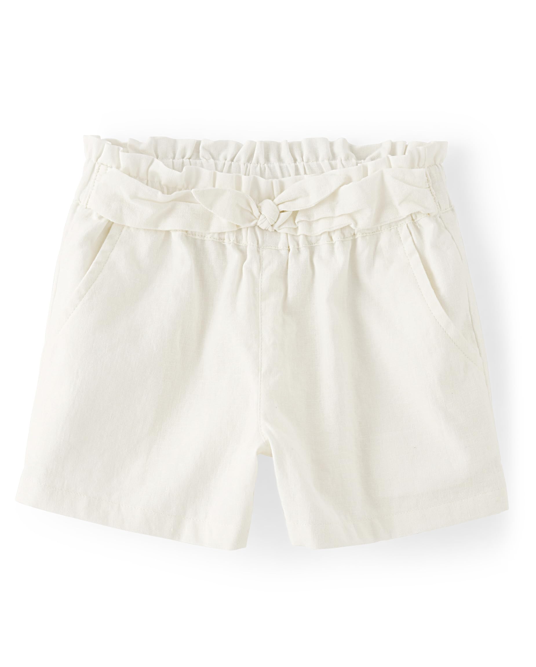 Gymboree Girls and Toddler Tie Front Linen Shorts