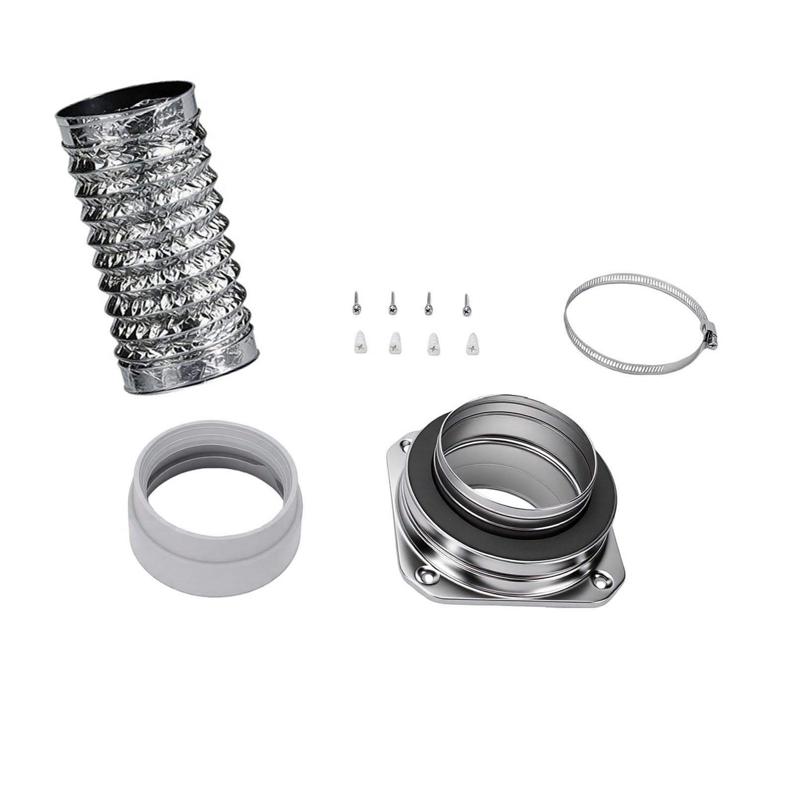 Kit de Ventilación de Secadora, Tubo de Aluminio de 4 Pulgadas