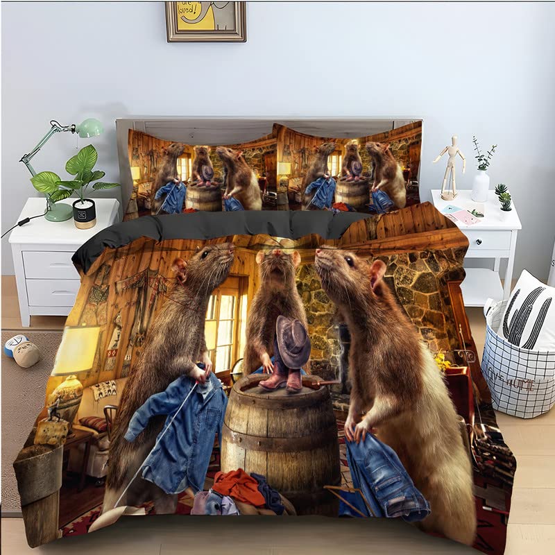 Parure de lit 90x190 enfant hypoallergénique sans repassage
