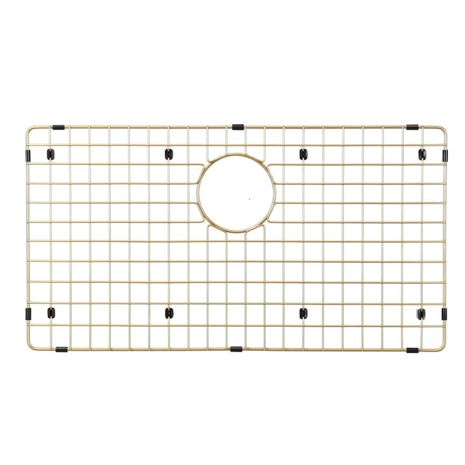 Starstar Gold Sinks Protector Matte 304 Stainless Steel Kitchen Sink Bottom Grid, Rack (29 X16)