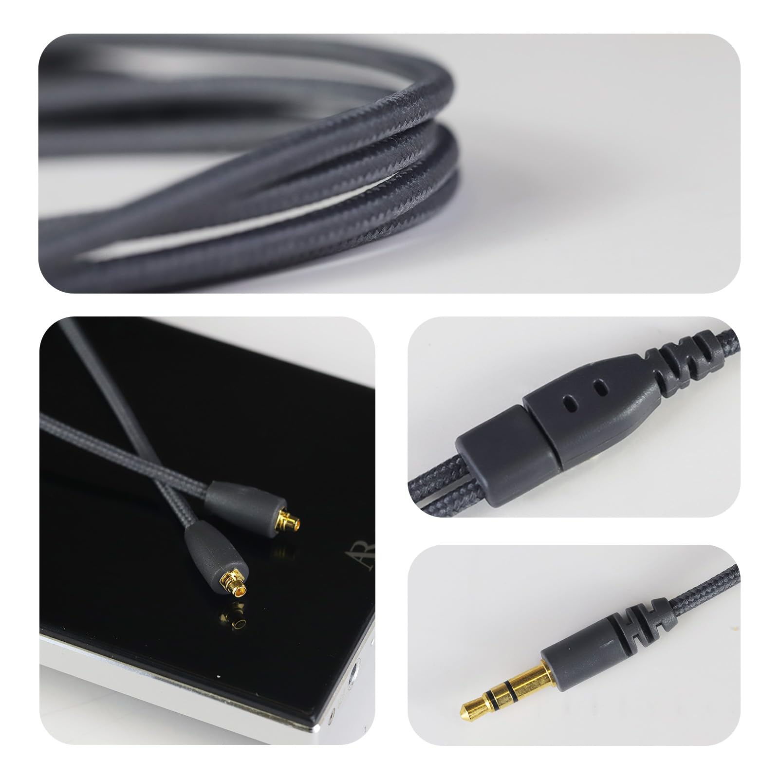 Amazon | 3APLUS HBC13 リケーブル mmcx ケーブル マイク付き 3.5mm