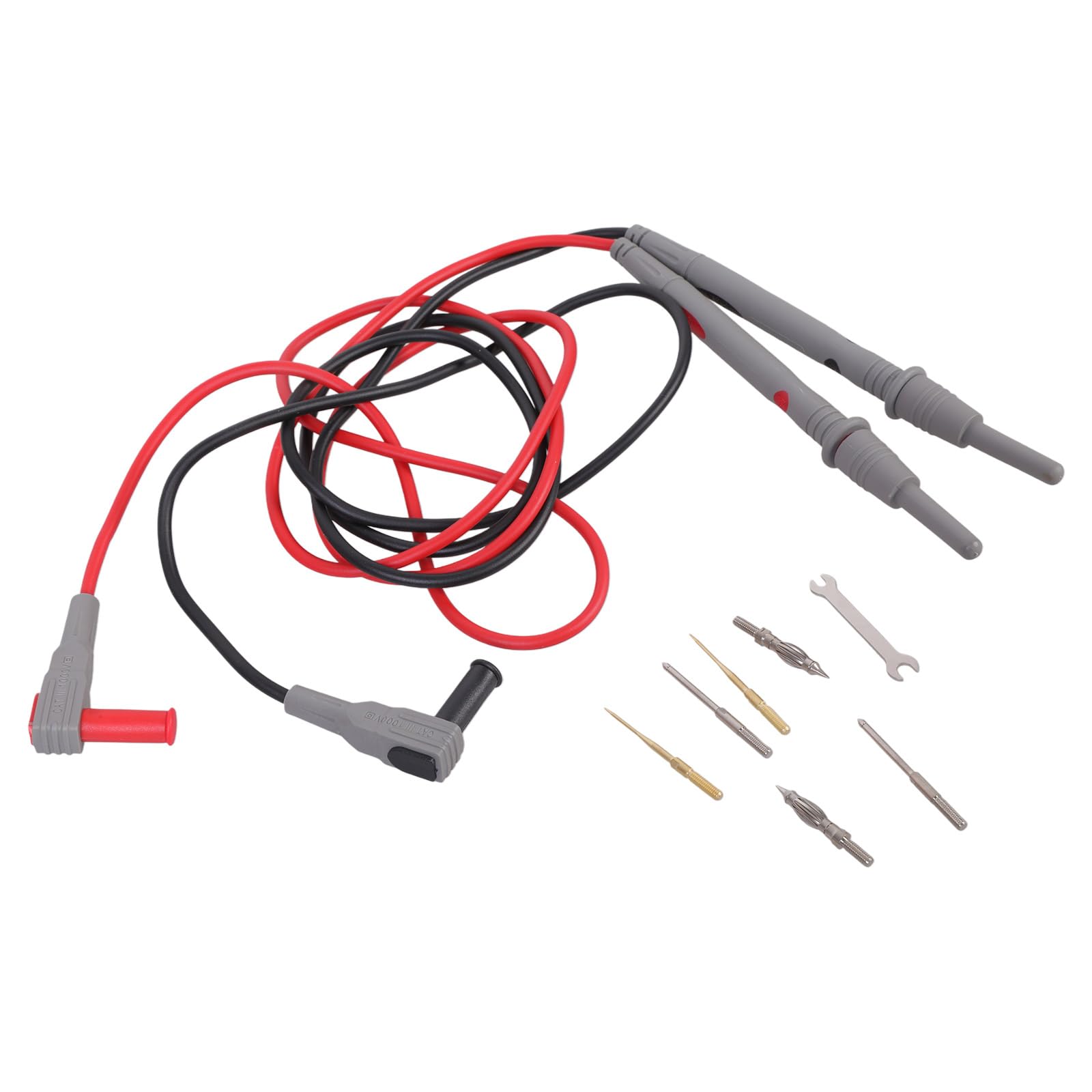 Jazuaiao 30055B Multimeter Probe Leads Cable 20A 1000V Universally Digital Multimeters Probe Testing Set For Electronics Multimeter Leads