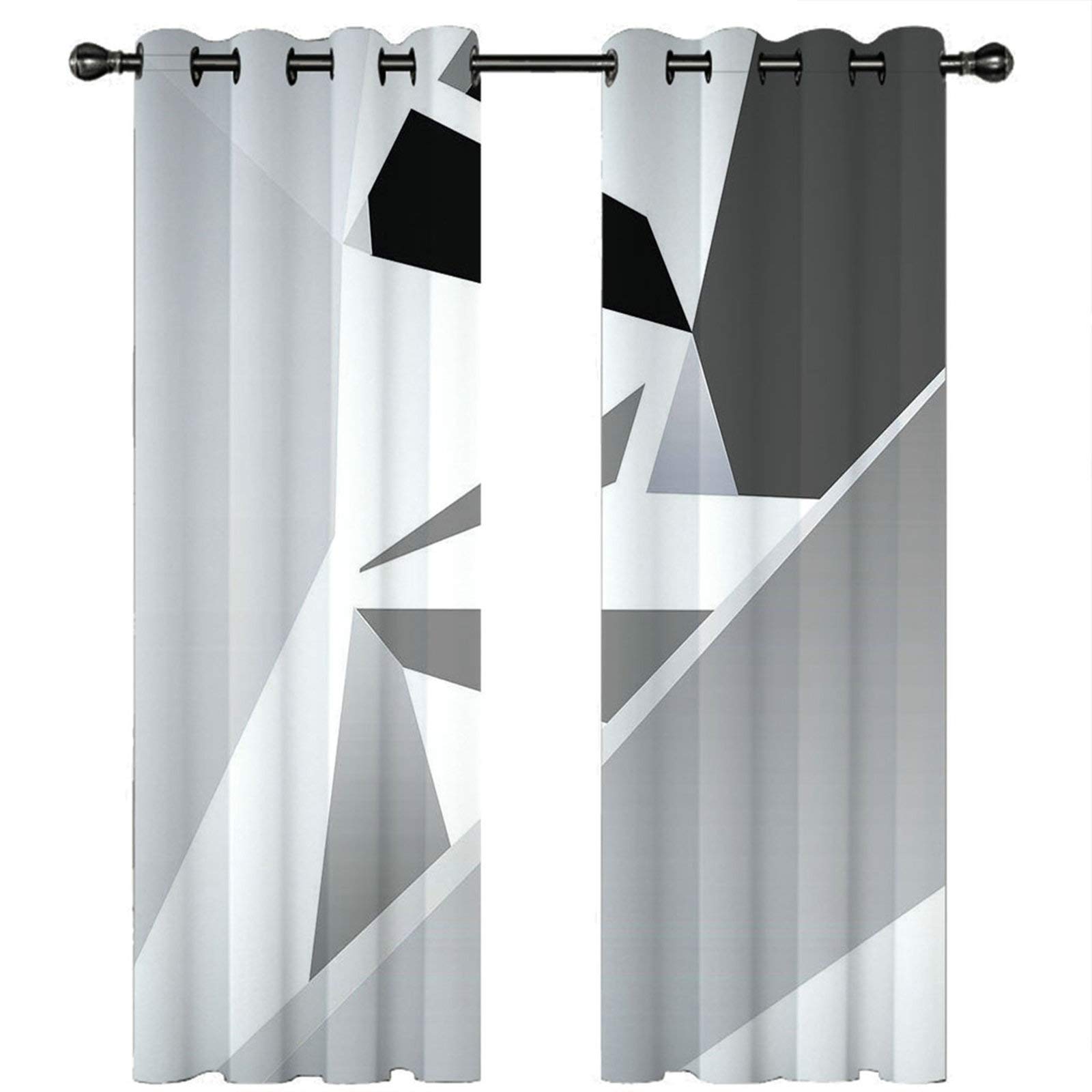 Rideau occultant isolation thermique 214x138CM en lot de 2 draperies de salon