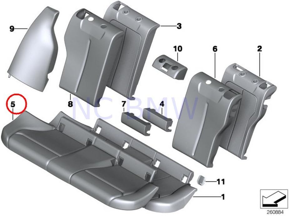 BMW Genuine Seat Cover Vinyl Automotive