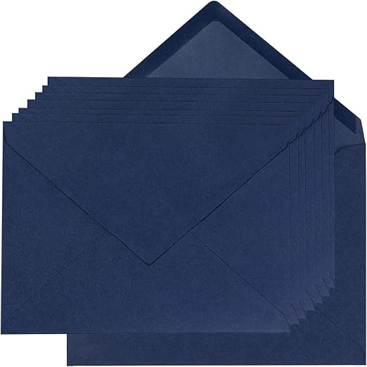100 Pieces A7 Envelopes Colorful 5x7 Envelopes for