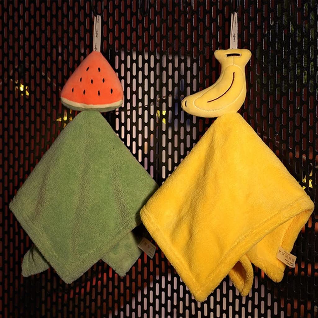 Essuie-Mains Type de Suspension Serviette absorbante Chambre Cuisine Mignon Essuie-Mains Essuie-Mains Mouchoir (D comme Le Montre l'image)