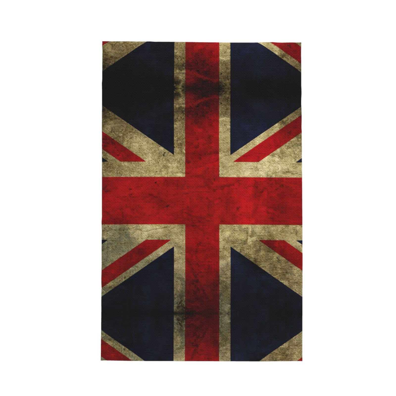 Uusnwaa British Flag Printed Waffle Microfiber Kitchen Towels