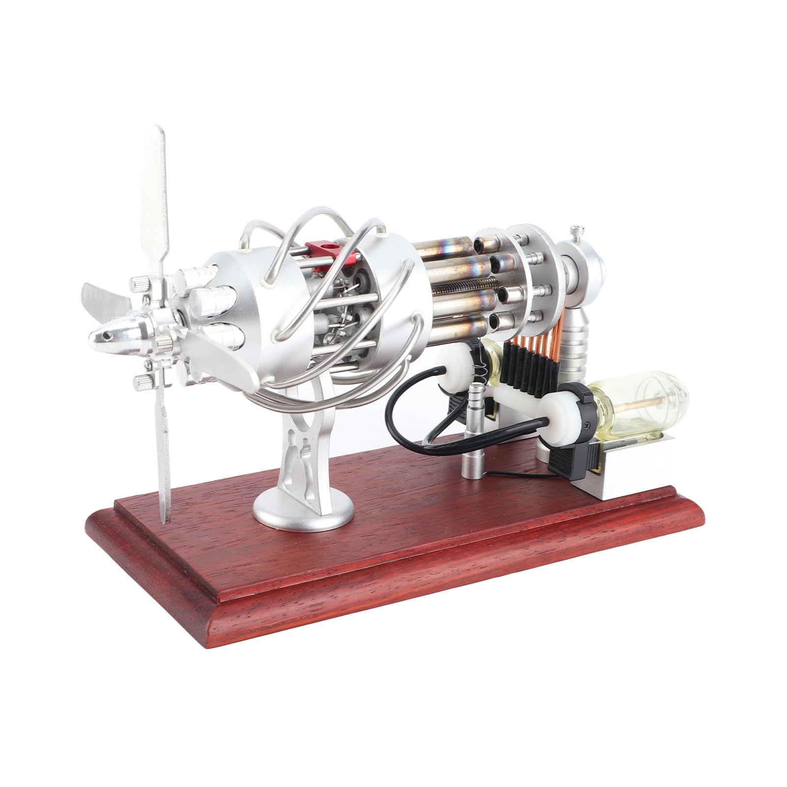 Kit Modello Motore Stirling, 16 Cilindri Ad Aria Calda Educativo