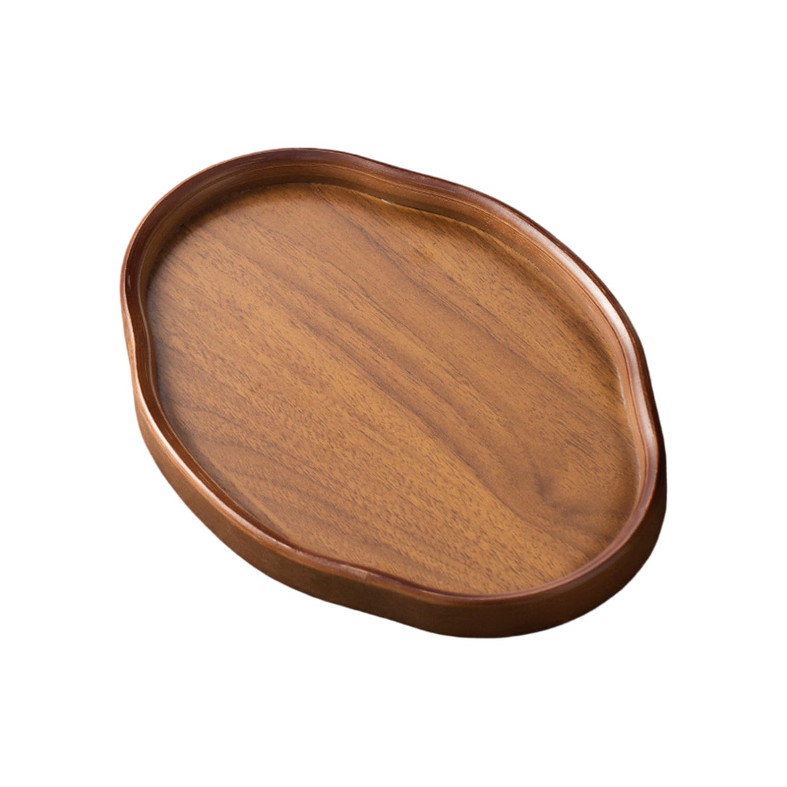 Natural Wood Platter for Kitchen Use, Dining Serving, or Living Room Centerpiece Wooden Tray