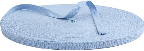 Cinta de algodón de 54 yardas de ancho, 38 de pulgada, cinta de encuadernación al bies, tapiz de tela para correas, cinturones, hacer manualidades