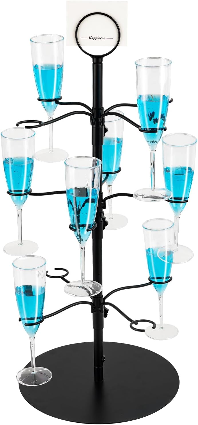 Bfttlity Cocktail Tree Stand for Drinks Champagne Tower