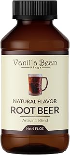 Natural Root Beer Extract for Baking and Flavoring - 4 OZ - Premium Quality Natural Flavors for Baked Goods, Desserts, & Cooking