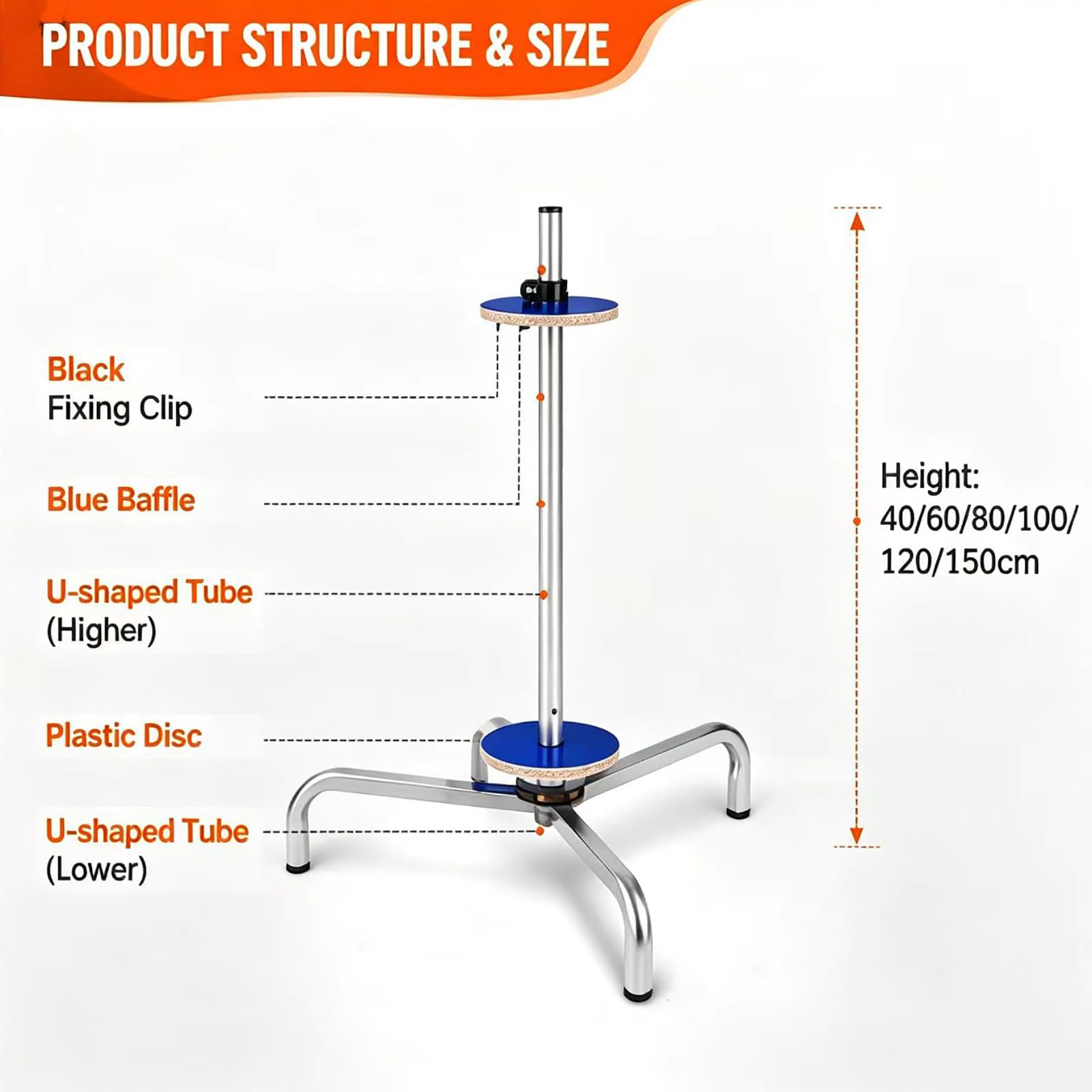 Dispenser per Pluriball Resistente, Design Verticale Salvaspazio | Supporto Manuale per Rotolo di Carta da Imballaggio, Ideale per Magazzini, Imballaggi per E-commerce, Traslochi e Spedizioni