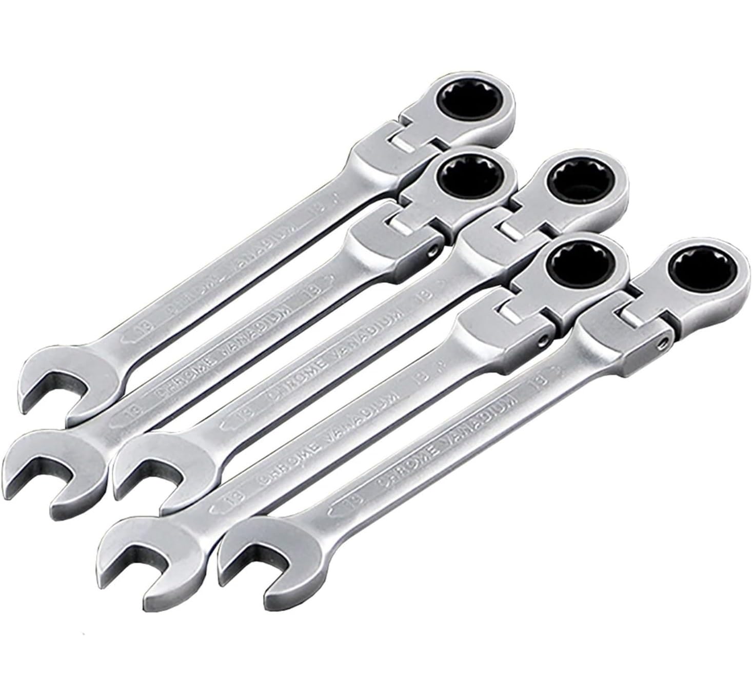 Set Strumenti Set di Chiavi A Cricchetto Multifunzionali Strumenti Riparazione Auto per La Casa Kit Attrezzi Casa(5pcs)