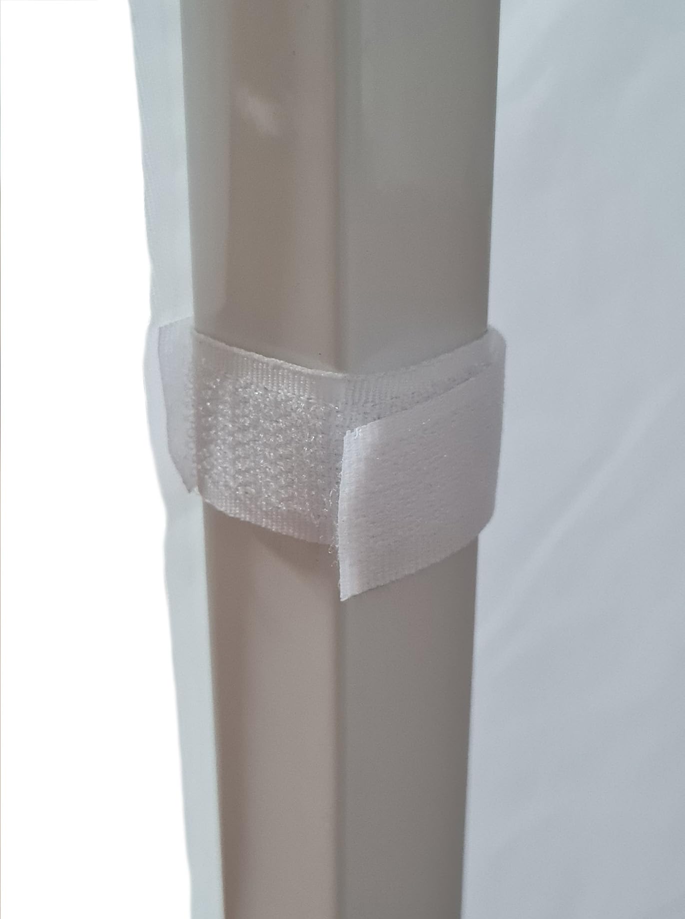 Set 3 Pareti Laterali Bianche Impermeabili Per Gazebo 3x3, 290x180cm con Fascette in Velcro | Paratia Tenda Laterale Idrorepellente per Gazebo