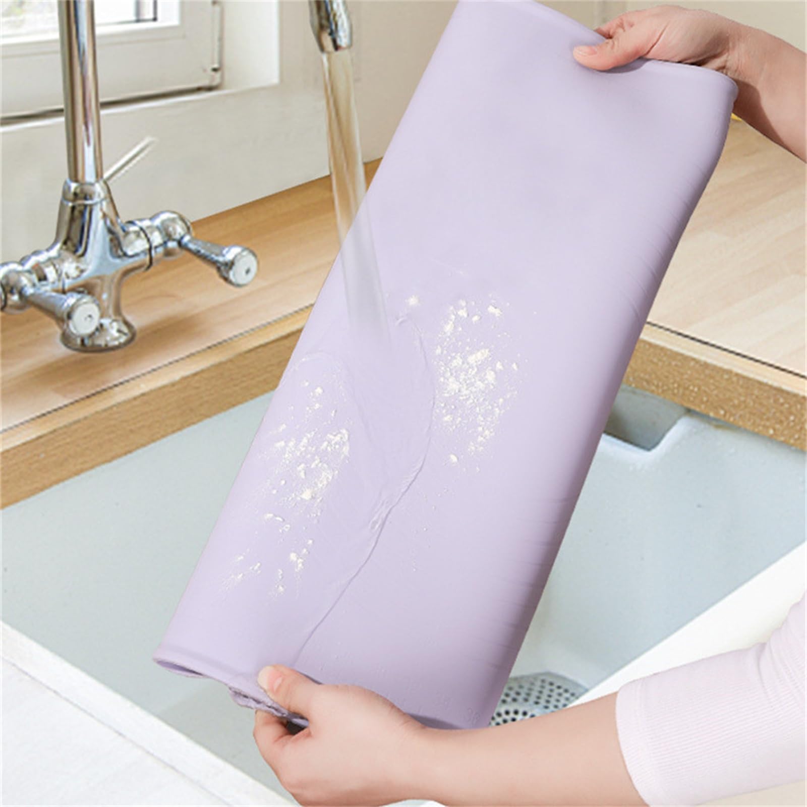 Tappetino da Forno da Cucina Tappetino for impastare in silicone for addensare Pannello Piastra in plastica Antiaderente per Qualsiasi Luogo(50x70cm)