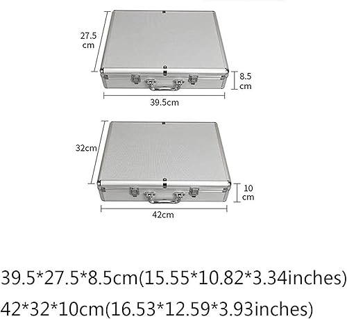 Miniatura 7 de inBEKEA Newest Tile Games Mahjong Set 3 Mahjong Set Hard and WearResistant Material Metal Packing Box Mahjong Game